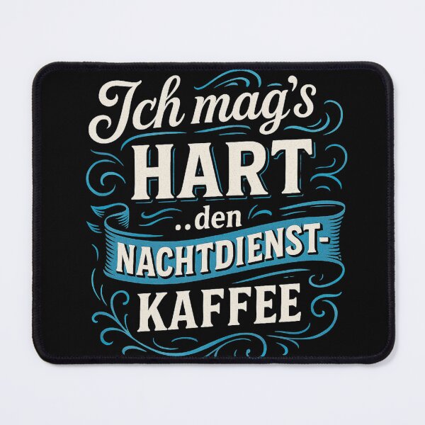 Item preview, I like it hard – the night shift coffee | Funny nursing saying designed and sold by CareTastic Shop.