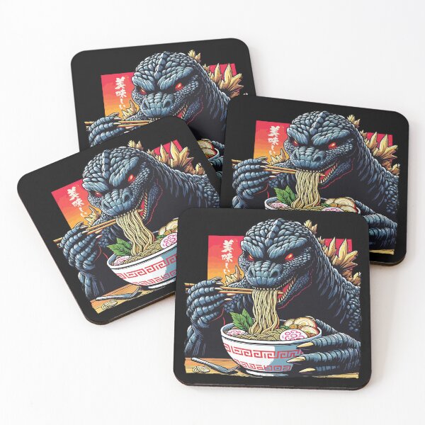 Item preview, Dragon eating ramen  designed and sold by BrownHorse90s.