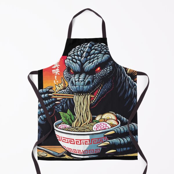 Item preview, Dragon eating ramen  designed and sold by BrownHorse90s.