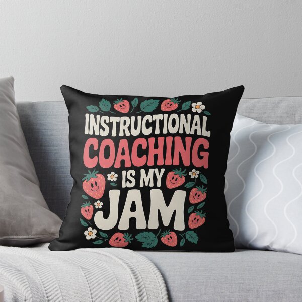 Item preview, Instructional Coaching is My Jam Teacher Coach Strawberry designed and sold by BakeryDozen.