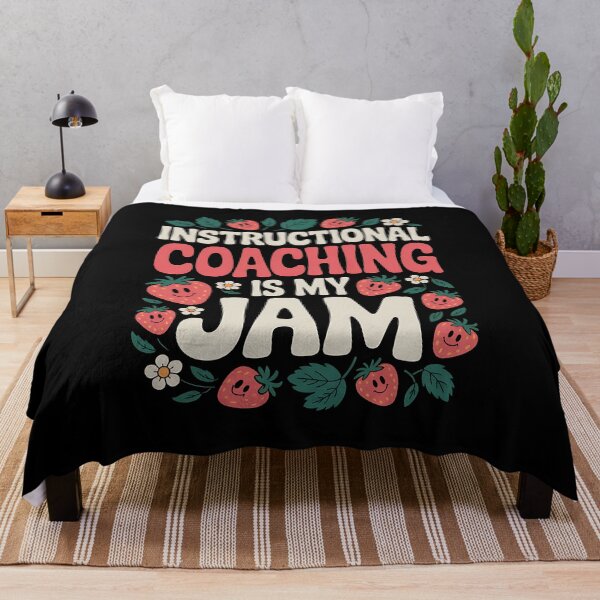 Item preview, Instructional Coaching is My Jam Teacher Coach Strawberry designed and sold by BakeryDozen.