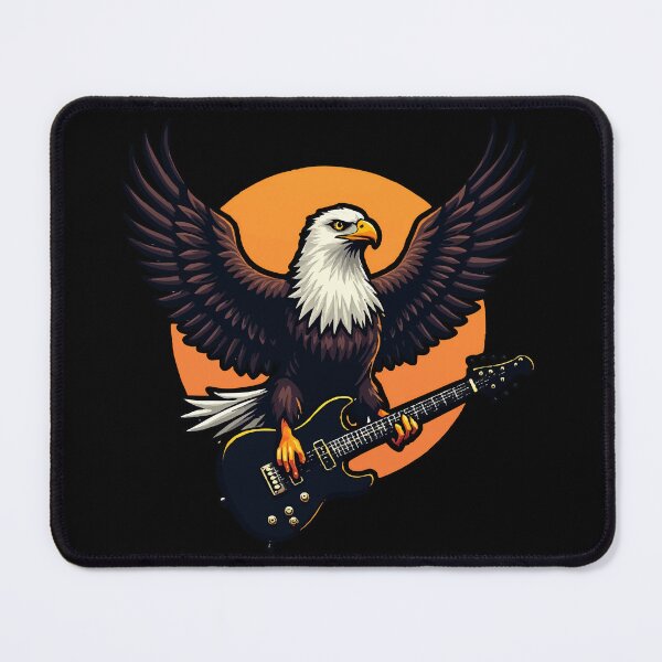 Item preview, Rocking eagle with guitar designed and sold by Hans-Design.