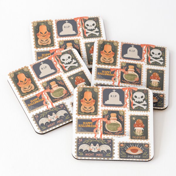Item preview, Postage stamp Halloween shirt designed and sold by BosskaDesign.
