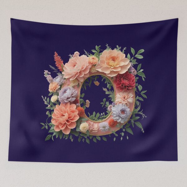 Item preview, Elegant Floral Monogram Letter O – Botanical Initial with Peonies, Roses & Dahlias | Personalized Gift & Feminine Decor designed and sold by AmenAlways.