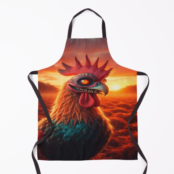 Item preview, Terrifying zombie rooster at dawn designed and sold by María Creativity Studio.