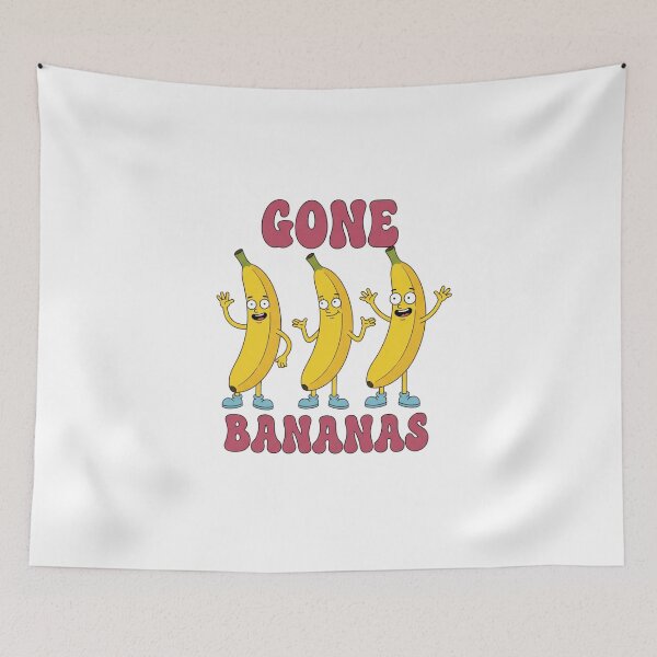 Item preview, Gone Bananas, crazy, weird, Funnyfits70, retro, vintage, meme, funny, humor designed and sold by FunnyFits70.