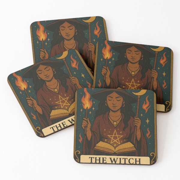 Item preview, The Witch Tarot Card designed and sold by ContentCoDesign.