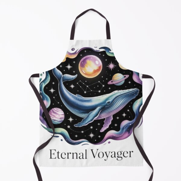 Item preview, Eternal Voyager – Cosmic Whale Mystical Design designed and sold by DesignNadine.