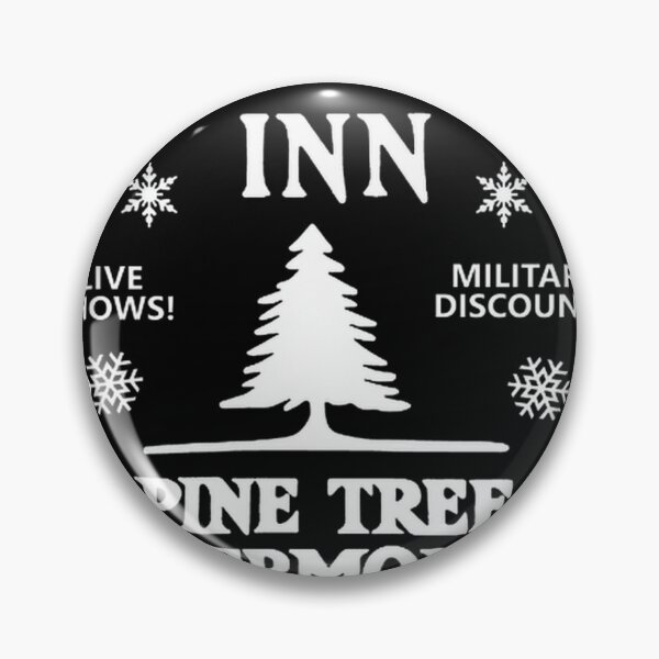 Item preview, Columbia Inn Pine Tree Vermont Retro Holiday Design designed and sold by Noah9Graham.