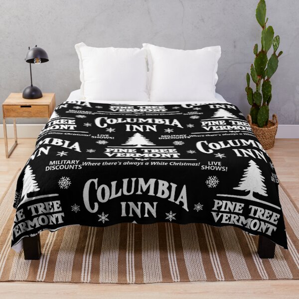 Item preview, Columbia Inn Pine Tree Vermont Retro Holiday Design designed and sold by Noah9Graham.