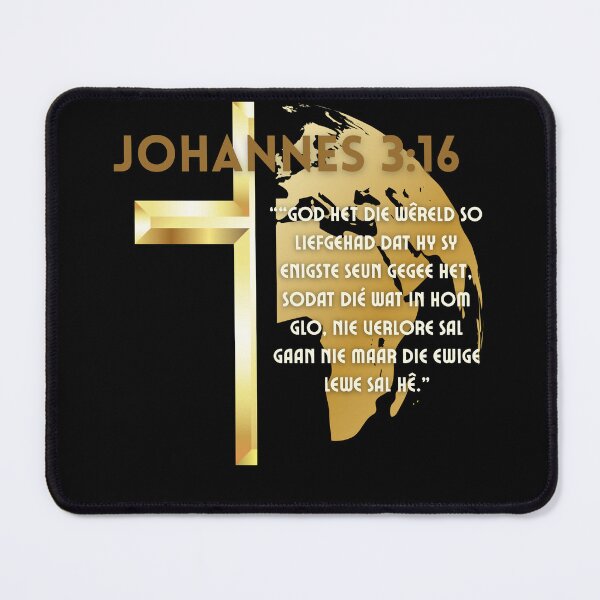 Item preview, Bybel Vers Johannes 3:16 Afrikaans Christen designed and sold by InAfrikaans.