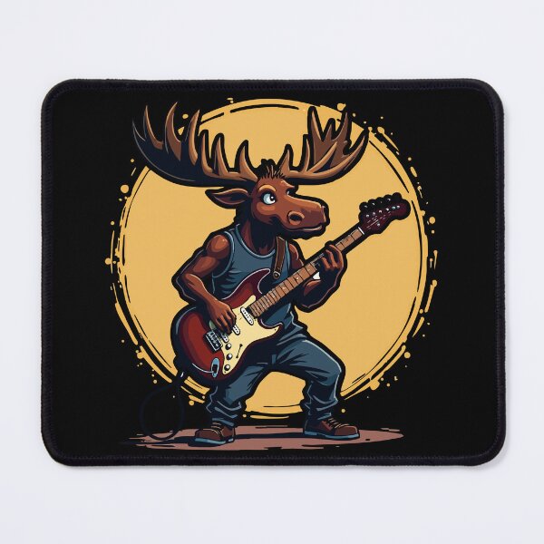 Item preview, Rocking moose with guitar designed and sold by Hans-Design.