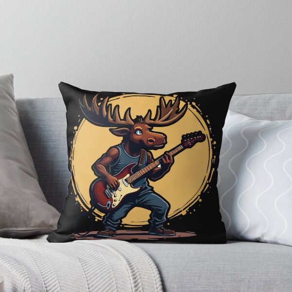 Item preview, Rocking moose with guitar designed and sold by Hans-Design.