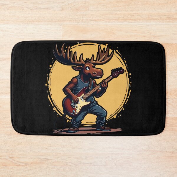 Item preview, Rocking moose with guitar designed and sold by Hans-Design.