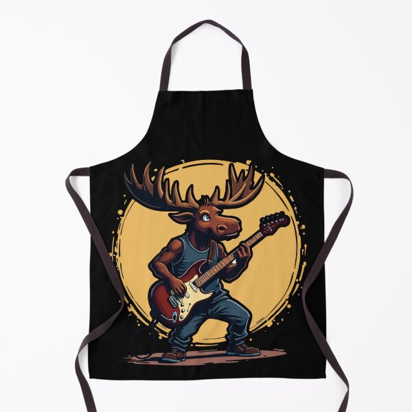 Item preview, Rocking moose with guitar designed and sold by Hans-Design.