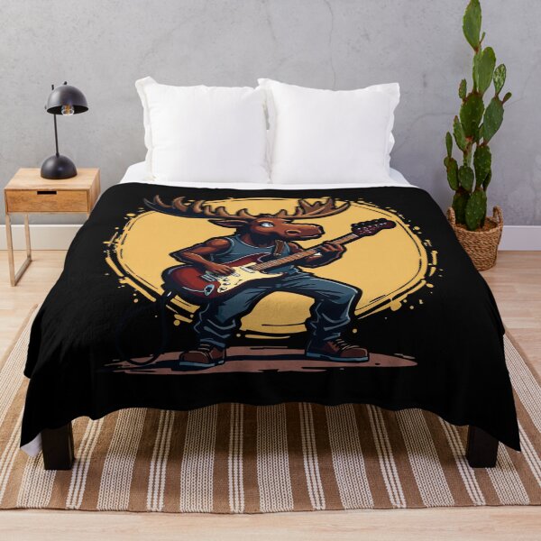 Item preview, Rocking moose with guitar designed and sold by Hans-Design.