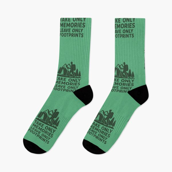 Item preview, Take Only Memories Leave Only Footprints – Hiking Nature Adventure Design designed and sold by Diwakar-Designs.