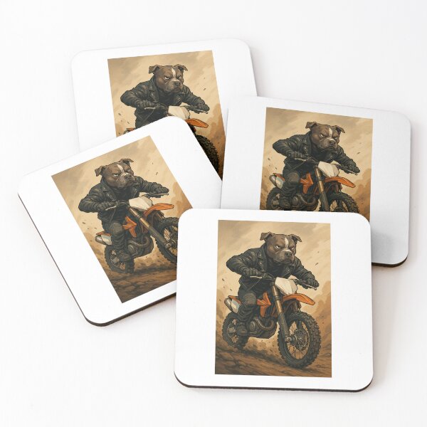 Item preview, Staffy biker designed and sold by ccs7783.