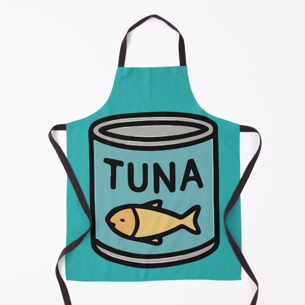 Item preview, Cute Tuna Can Illustration – Minimal Food Art designed and sold by SillyPawsStudio.