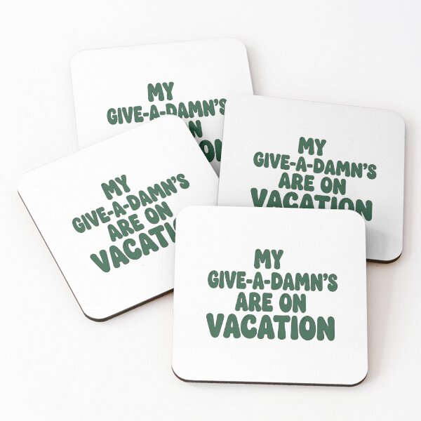 Item preview, Don't care, not bothered, vacation, funnyfits70, Humor, Funny, retro, vintage, funny quotes, animal humor, designed and sold by FunnyFits70.