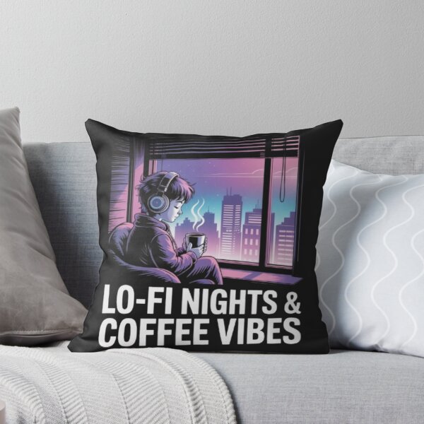 Item preview, Lo-Fi Nights & Coffee Vibes – Relaxing Aesthetic Design designed and sold by DesignNadine.