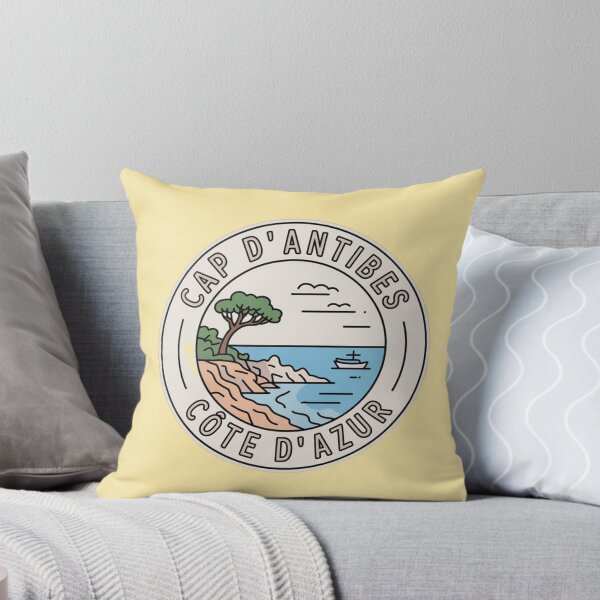 Item preview, Cap d’Antibes Côte d’Azur Minimalist Travel Sticker – French Riviera Line Art Design designed and sold by Timeless Design.