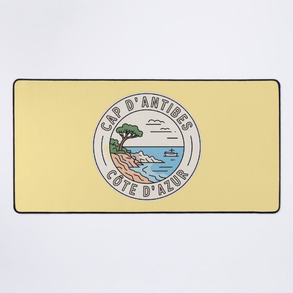 Item preview, Cap d’Antibes Côte d’Azur Minimalist Travel Sticker – French Riviera Line Art Design designed and sold by Timeless Design.
