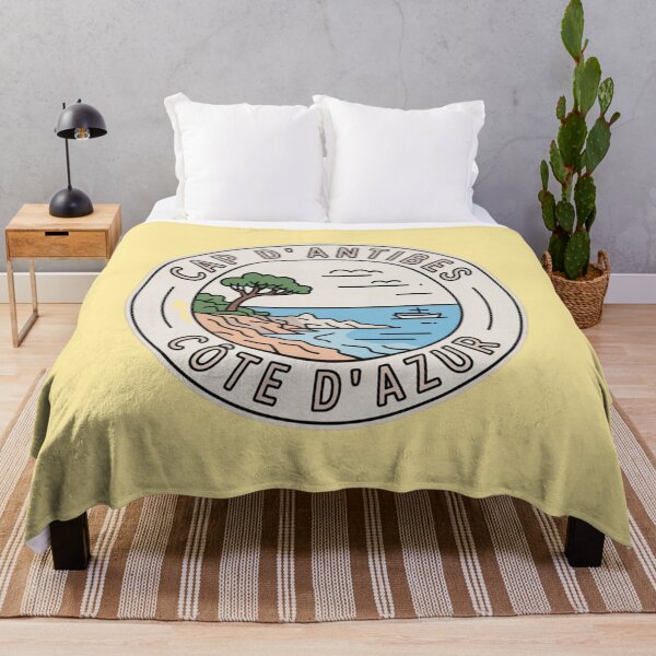 Item preview, Cap d’Antibes Côte d’Azur Minimalist Travel Sticker – French Riviera Line Art Design designed and sold by Timeless Design.