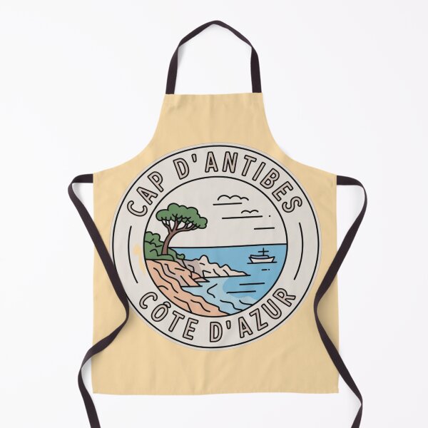 Item preview, Cap d’Antibes Côte d’Azur Minimalist Travel Sticker – French Riviera Line Art Design designed and sold by Timeless Design.