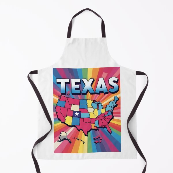 Item preview, USA Map with Highlighted Texas in Flag Colors – Patriotic Texas Design designed and sold by RAKO13.