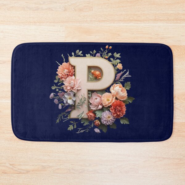 Item preview, Elegant Floral Monogram Letter P – Botanical Initial with Peonies, Roses & Dahlias | Personalized Gift & Feminine Decor designed and sold by AmenAlways.