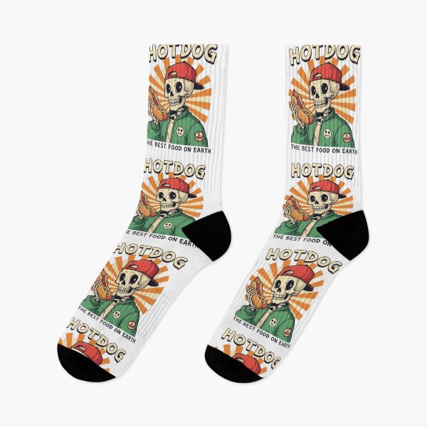 Item preview, Hotdog, spooky, foodie, food lover, Funnyfits70, retro, vintage, meme, funny, humor designed and sold by FunnyFits70.