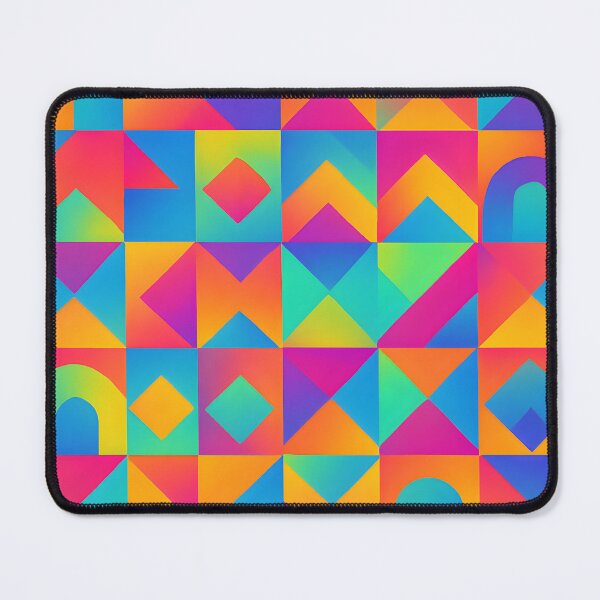 Item preview, Colorful Geometric Shapes Pattern iPhone Case designed and sold by FestivityFinds.