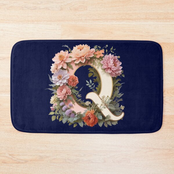 Item preview, Elegant Floral Monogram Letter Q – Botanical Initial with Peonies, Roses & Dahlias | Personalized Gift & Feminine Decor designed and sold by AmenAlways.