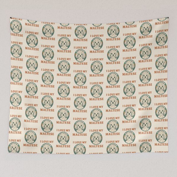 Item preview, Maltese designed and sold by TheWonkyEaselCo.