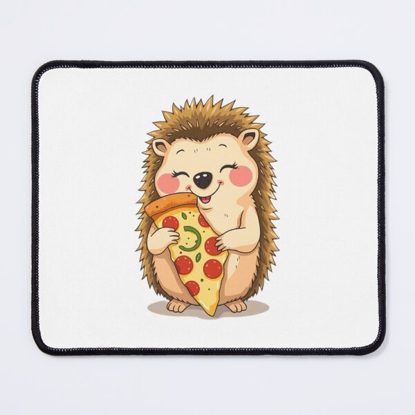 Artikelvorschau, Igel Pizza Essen Hamburger süß Happy Birthday Geschenk entworfen und verkauft von CheeseBlueprint.