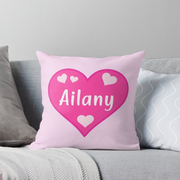 Item preview, Ailany Name Pink Heart  designed and sold by Jeallan Designs.