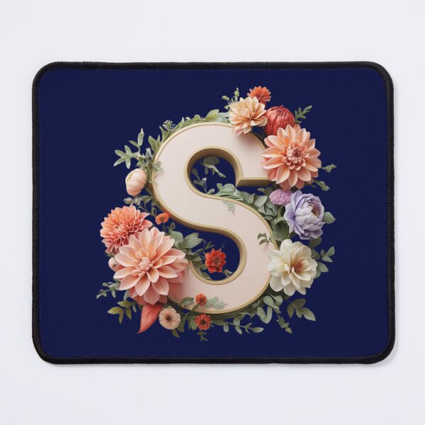 Item preview, Elegant Floral Monogram Letter S – Botanical Initial with Peonies, Roses & Dahlias | Personalized Gift & Feminine Decor designed and sold by AmenAlways.