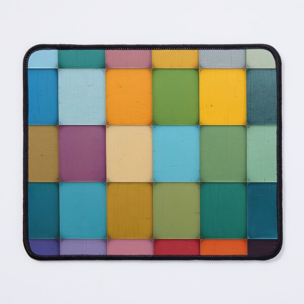 Item preview, Colorful Square Tile Pattern iPhone Case designed and sold by FestivityFinds.