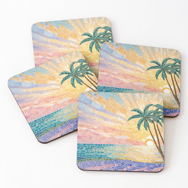 Item preview, Tropical Mosaic Sunset designed and sold by Lizetteh.