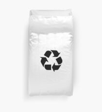 Recycle Symbol Duvet Cover