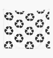 Recycle Symbol Wall Tapestry