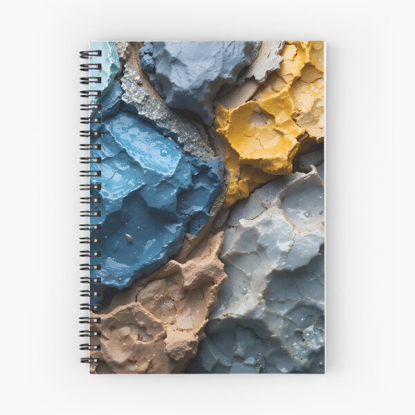 Item preview, Abstract Paint Texture with Blue, Yellow, and Beige Mouse Pads designed and sold by FestivityFinds.