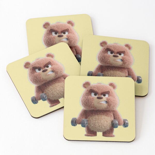 Item preview, Bodybuilding Bear – Adorable Fitness Teddy Artwork designed and sold by harmzk90.