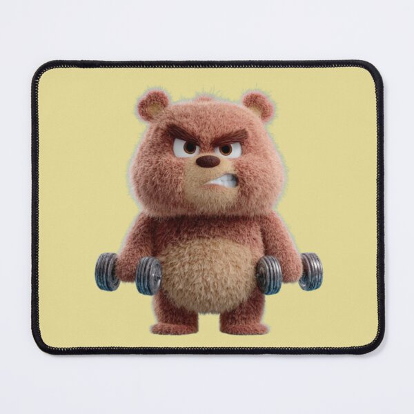 Item preview, Bodybuilding Bear – Adorable Fitness Teddy Artwork designed and sold by Designflex90.