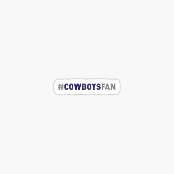 #CowboysFan Sticker