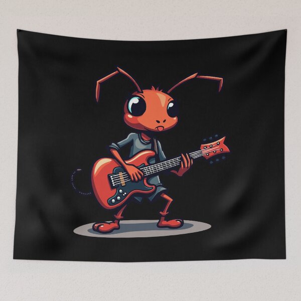Item preview, Rocking ant with guitar designed and sold by Hans-Design.