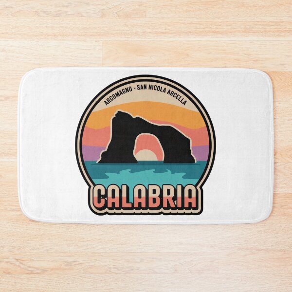 Item preview, Arcomagno Sunset – Calabria Vintage Travel Sticker (Italy Badge Design) designed and sold by Timeless Design.