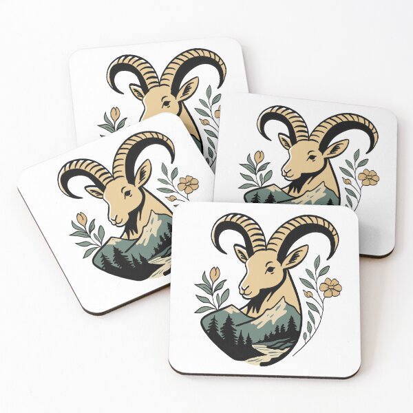 Item preview, Mountain goat designed and sold by Noemibex.