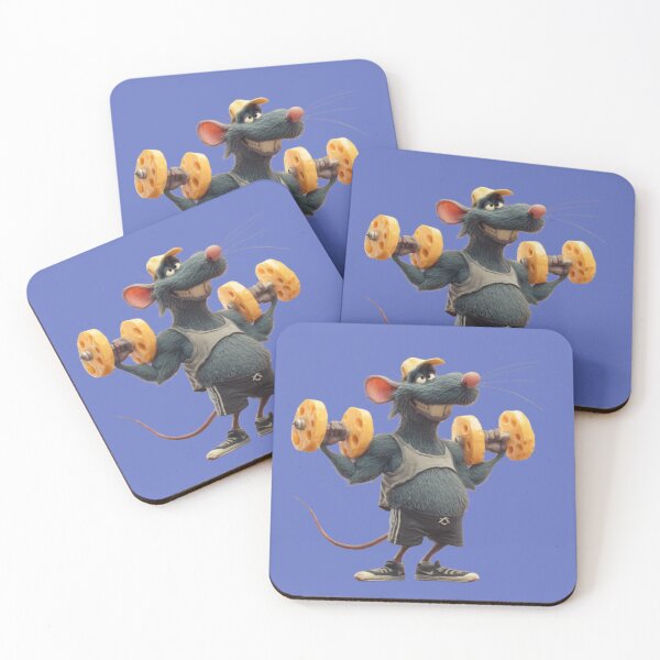 Item preview, Cute Gym Rat Graphic – Funny Exercise Lover Artwork designed and sold by harmzk90.